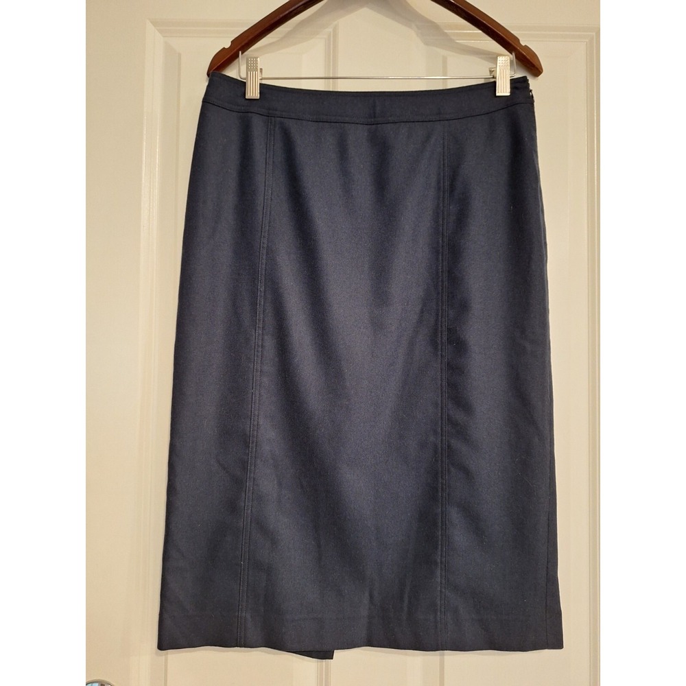 Burberry london wool blend pensil skirt size 42‎